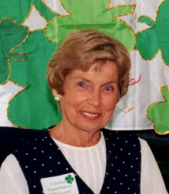 Obituary of Claire Gauthier Malone