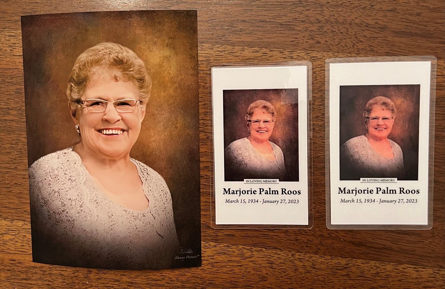 Obituary of Marjorie Palm Roos