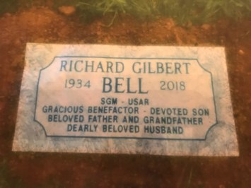 Avis de décès de Richard Gilbert Bell
