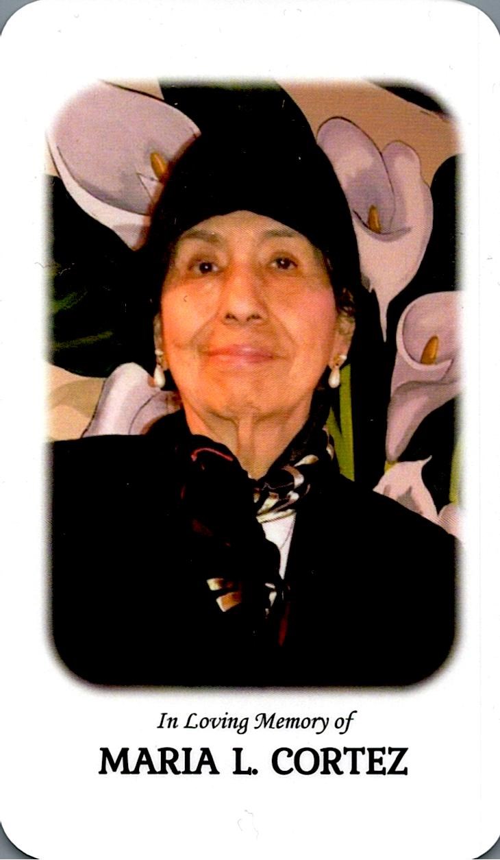 Obituary of Maria L. Cortez