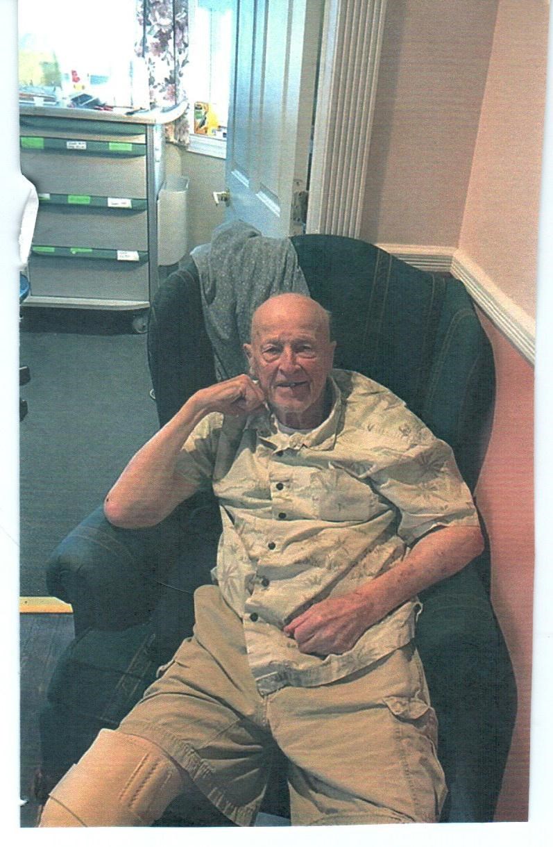 Avis de décès de George Thomas Fisher