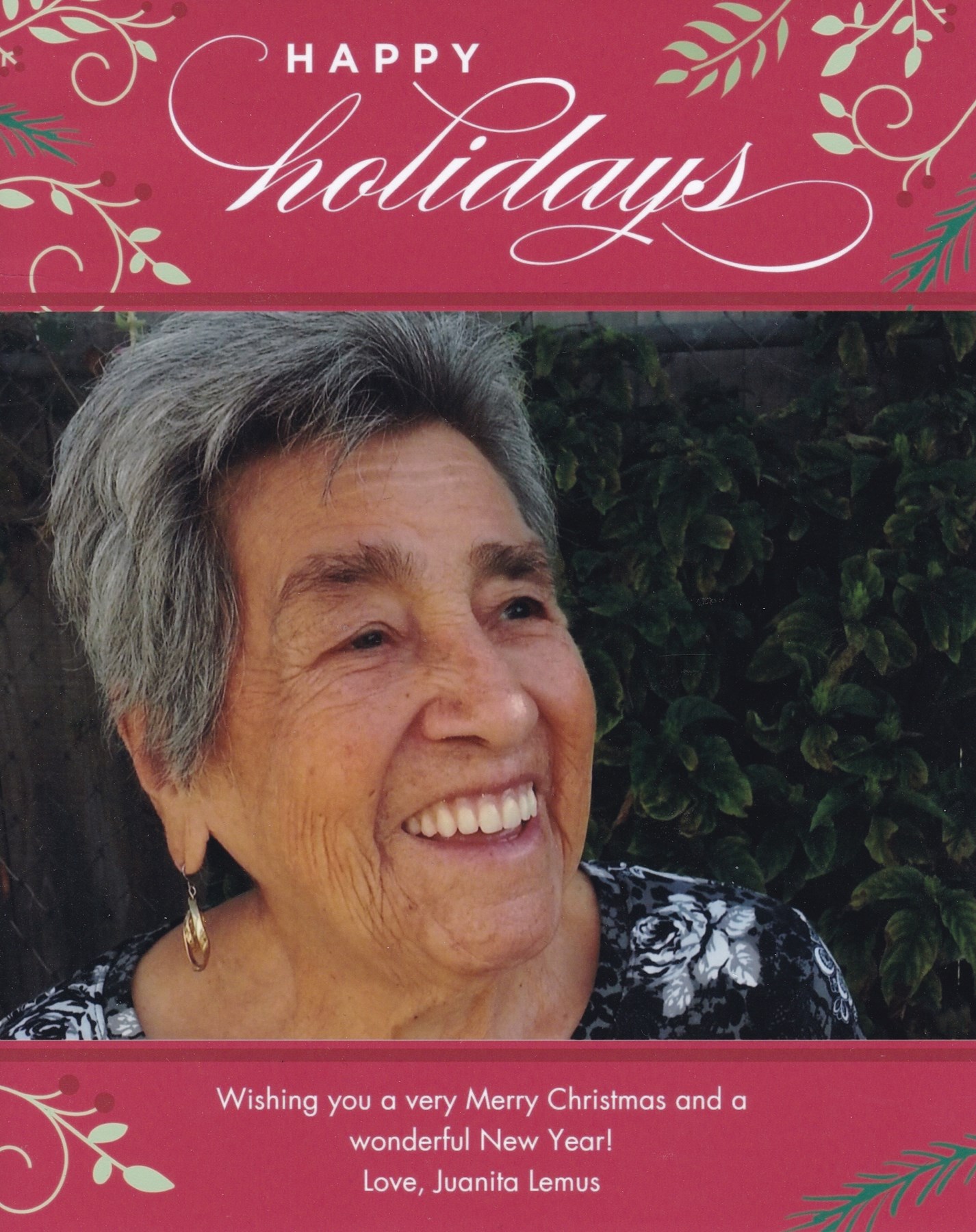 Obituary of Juanita Mejía Lemus