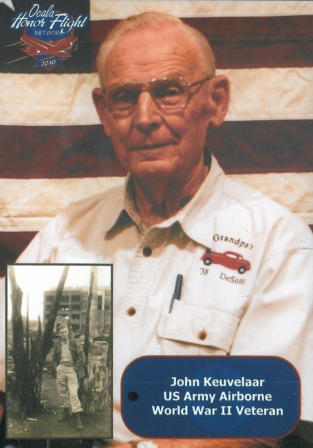 Obituary of John Abraham Keuvelaar