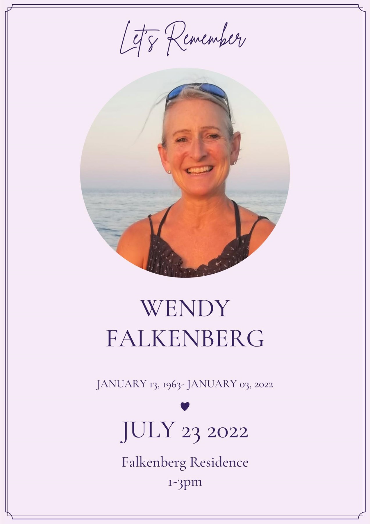 Obituary of Wendy Gay Falkenberg
