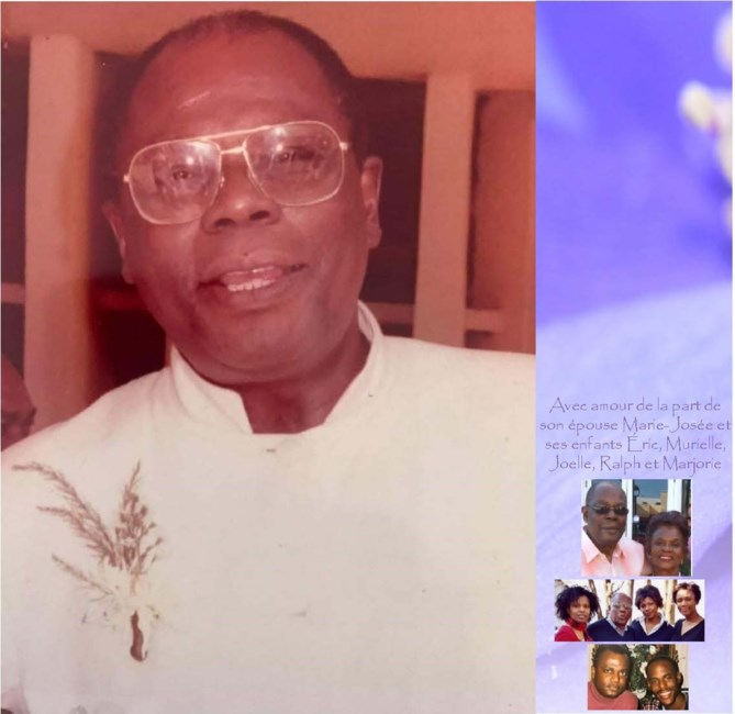 Avis de décès de Emile Jean Saint-Lot