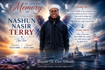 Obituary of Mr. Nashun Nasir Terry