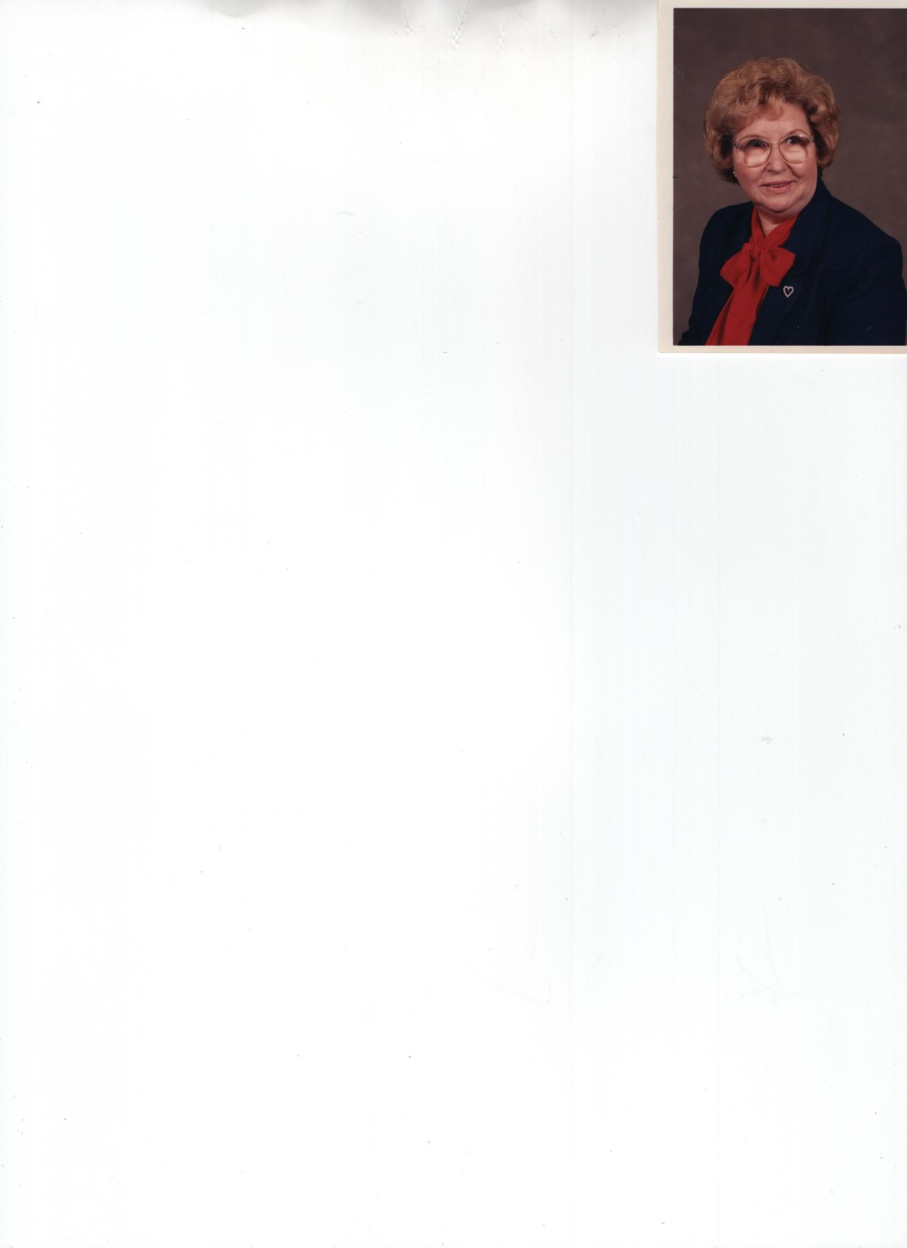 Obituary of Mary Elizabeth French