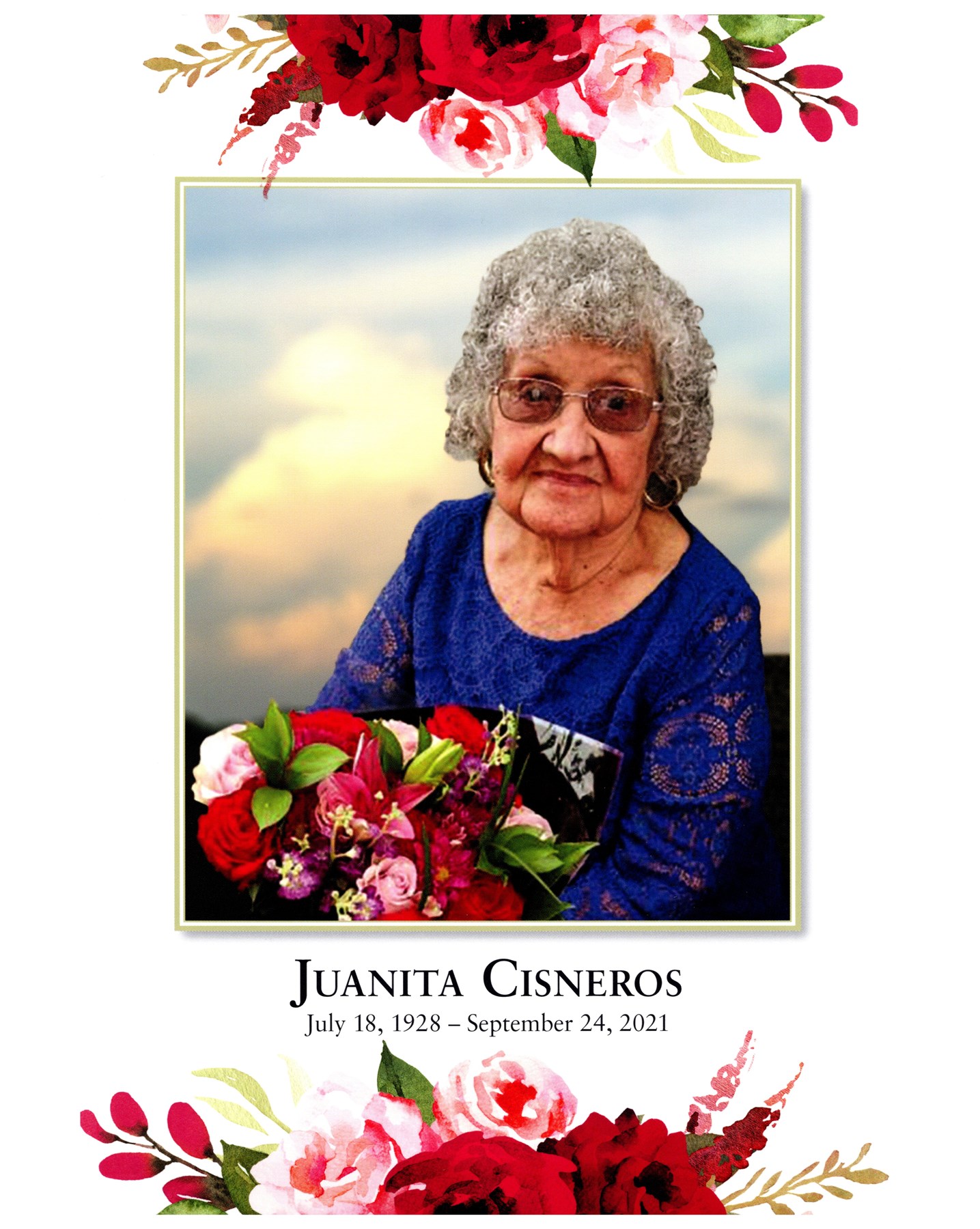 Obituary of Juanita Cisneros