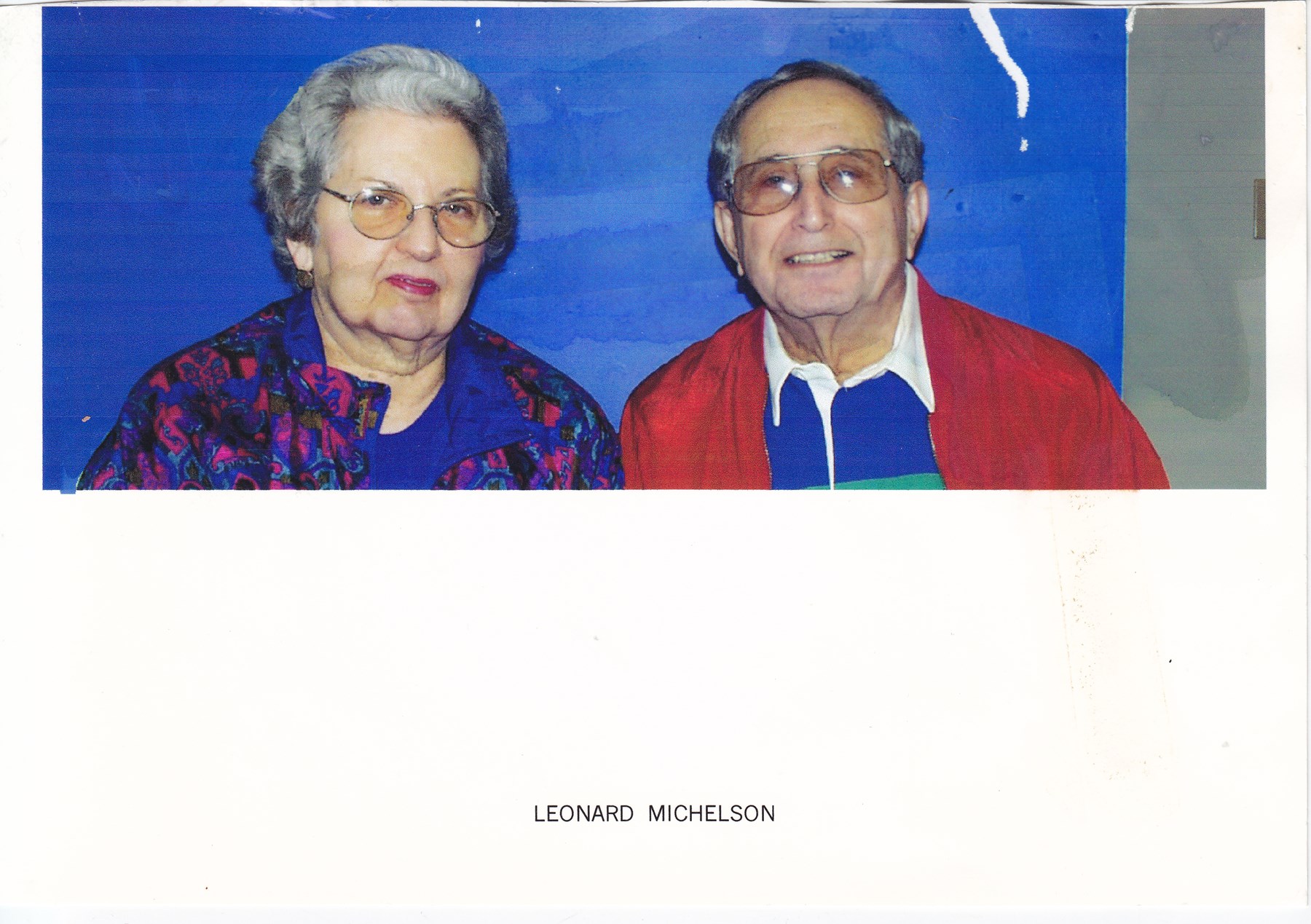 Obituary of Dr.  Leonard Michelson