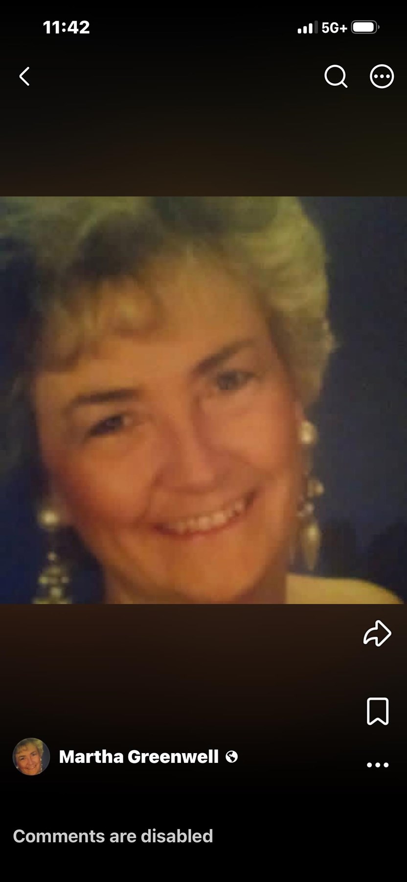 Obituary of Martha Greenwell