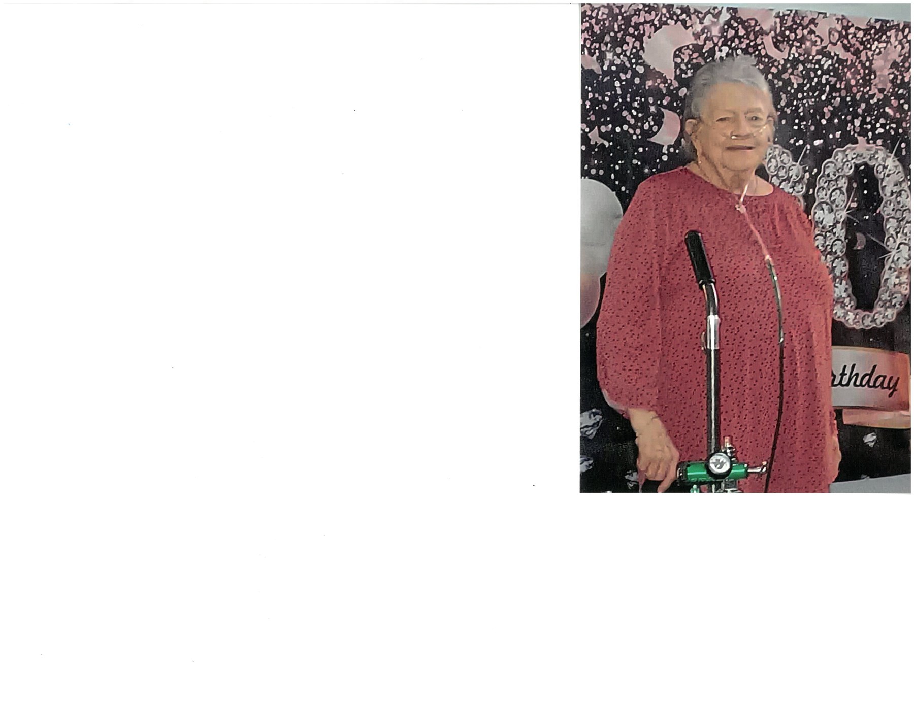 Avis de décès de Eva Jane Black