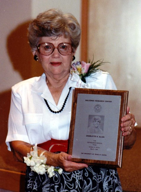 Charlotte Allen Obituary Austin Tx