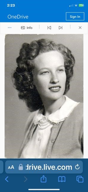 Obituary of Annie Florence Thompson