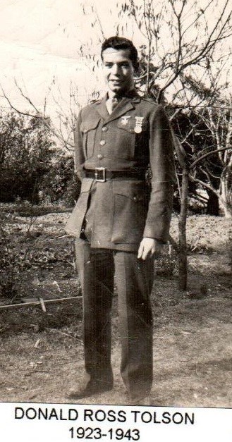 Obituary of Donald Ross Tolson