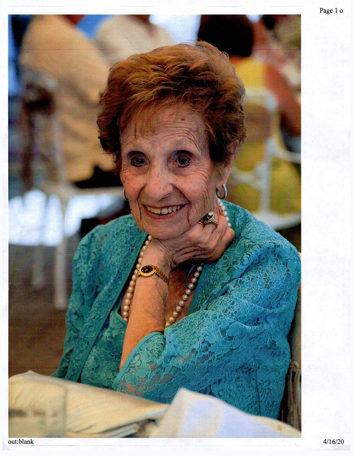 Obituary of Josephine DelVecchio