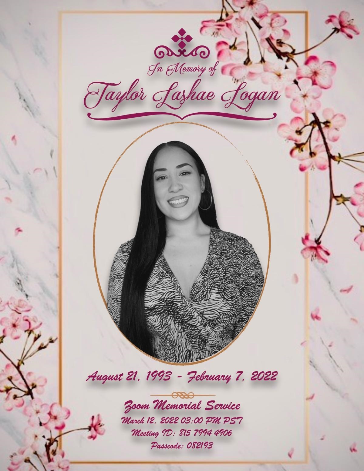 Obituary of Taylor Lashae Logan