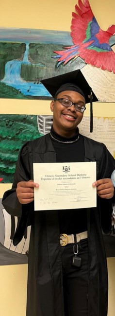 Avis de décès de Adrion Gerniel Ricardo Gittens-Collymore