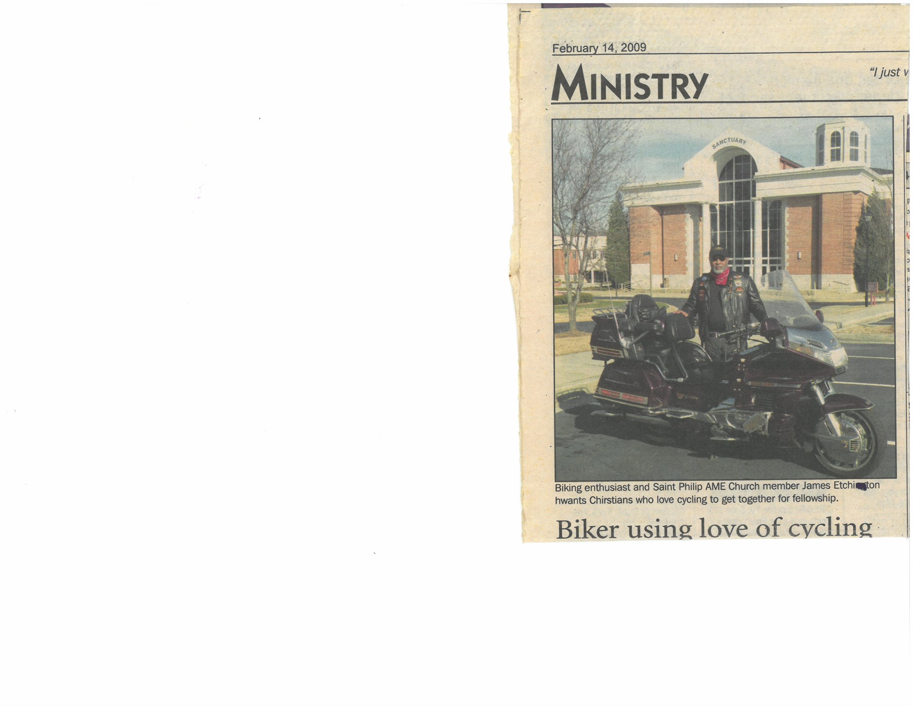 Obituary of James R. Etchison