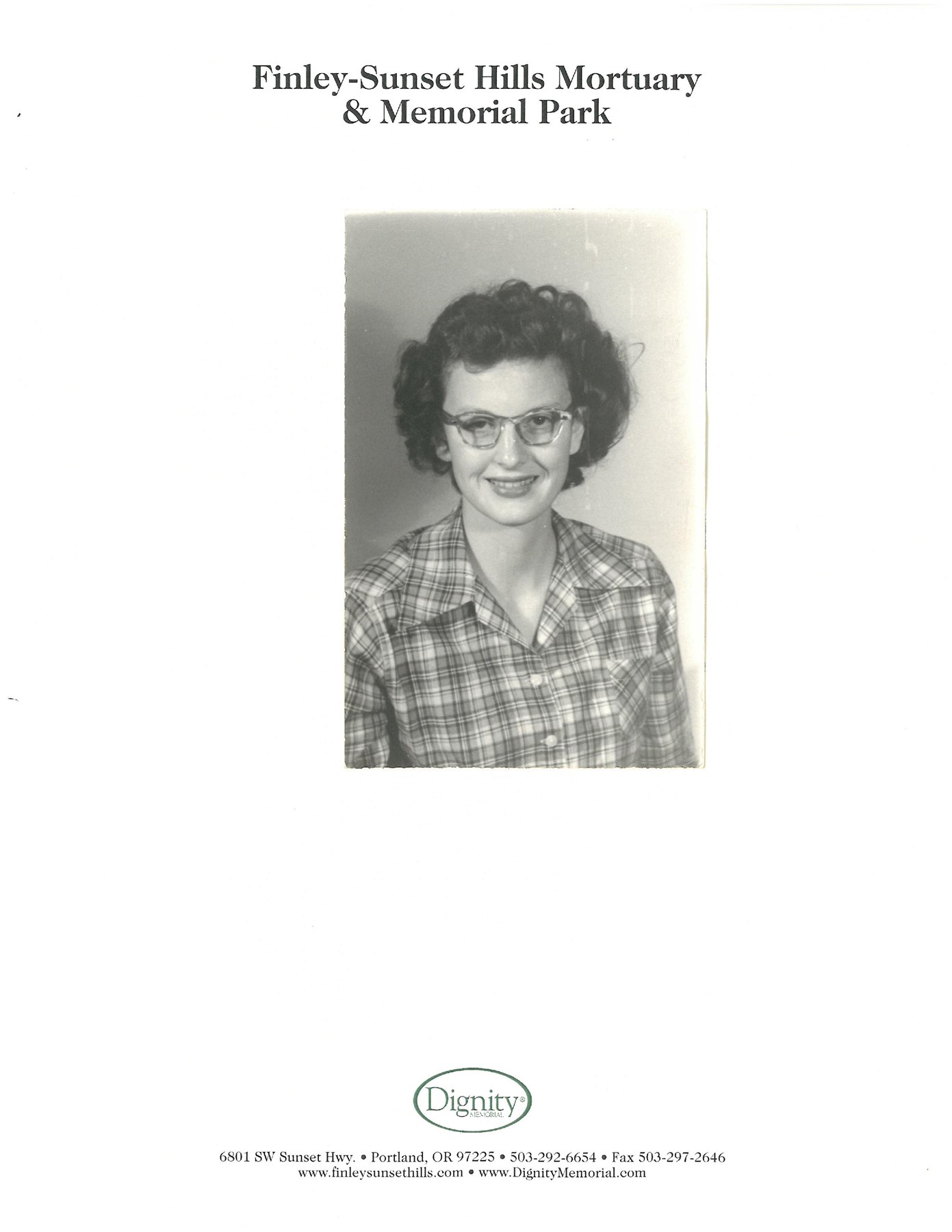 Obituary of Catherine Esther Ward