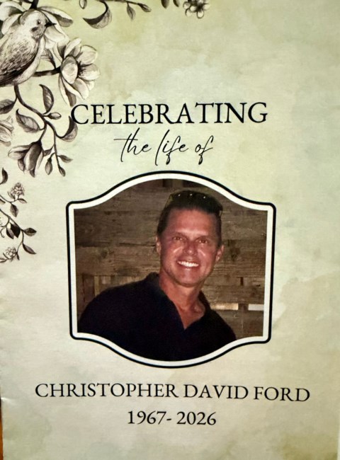 Obituary of Christopher David Ford