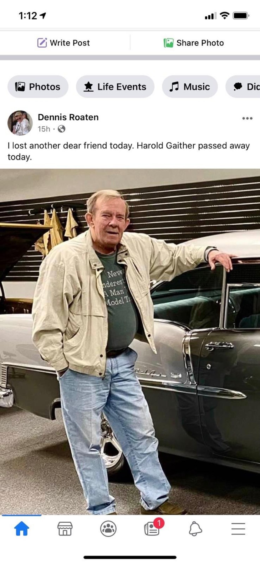 Obituary of Harold E. Gaither