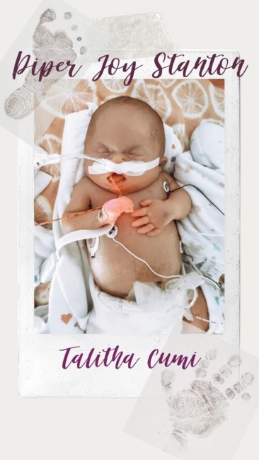 Obituario de Piper Joy Stanton