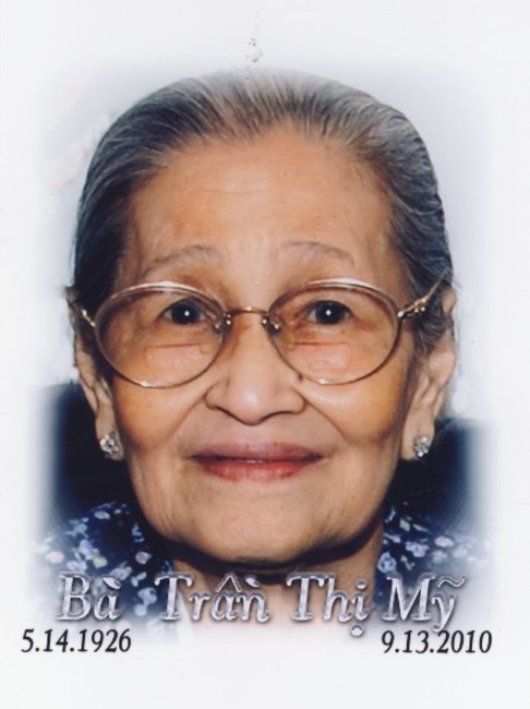 Obituary of Tran Thi My