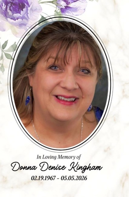 Obituary of Donna Denise Kingham