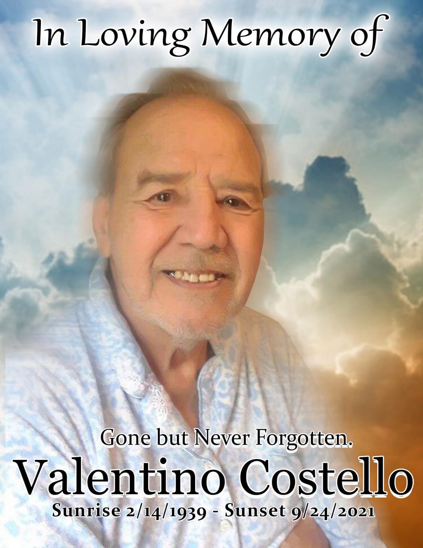 Valentino Costello Obituary Houston, TX