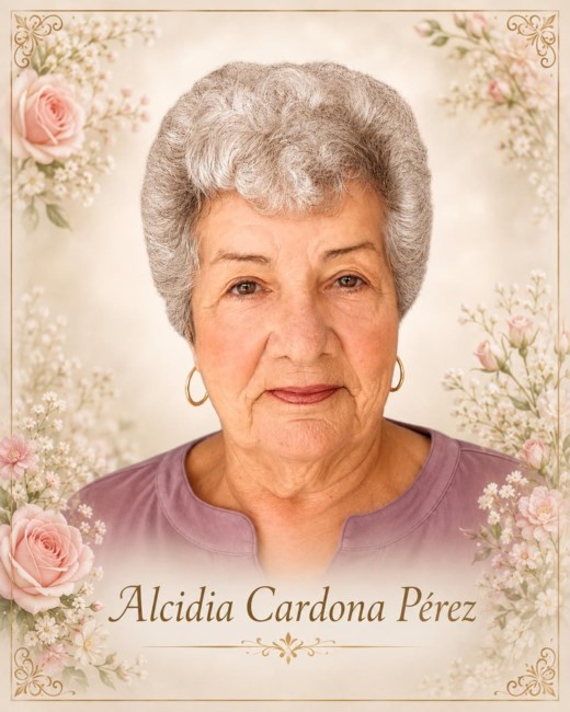 Obituario de Alcidia Cardona Perez