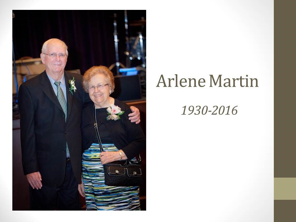 Obituary of Arlene Feather Martin