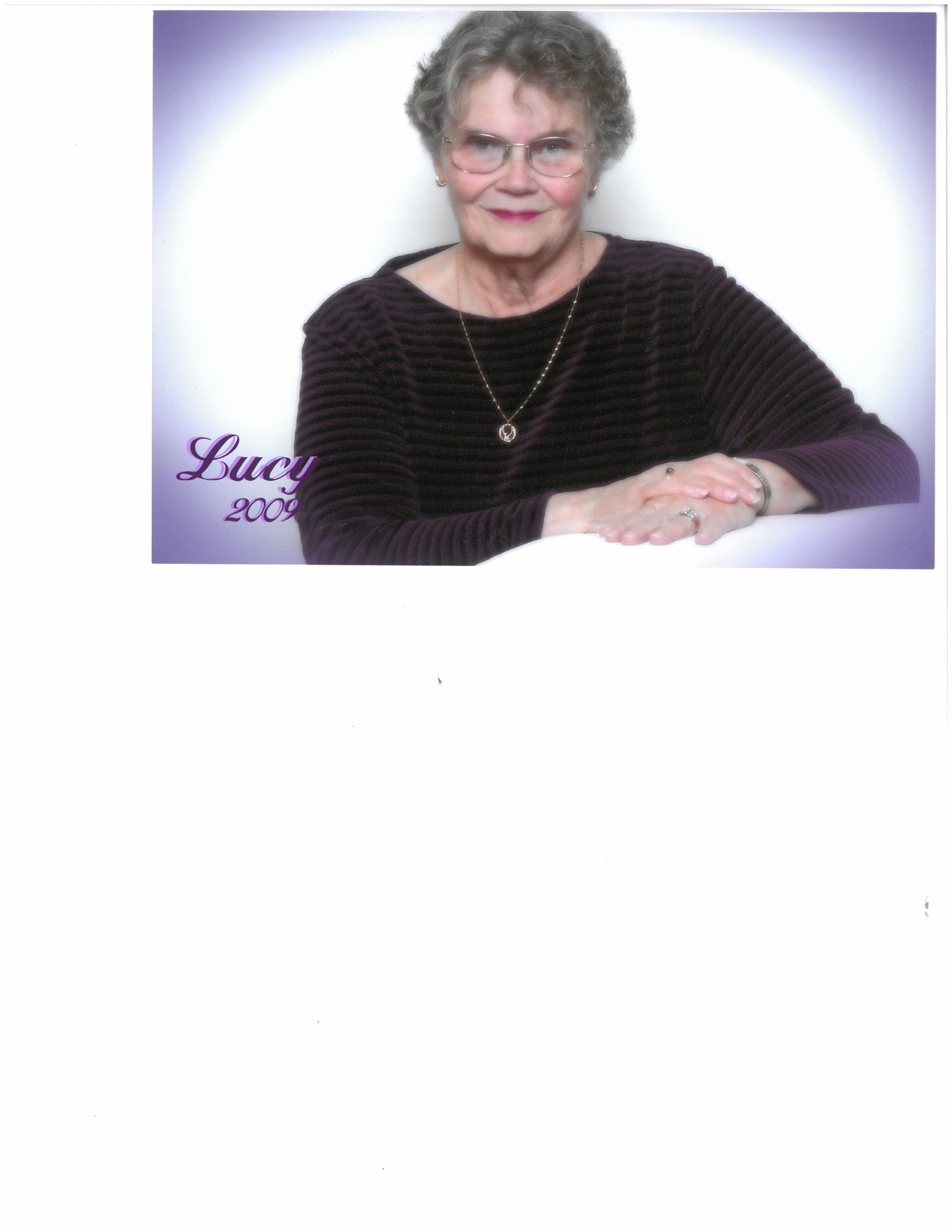 Obituary of Lucy Ann Peterson