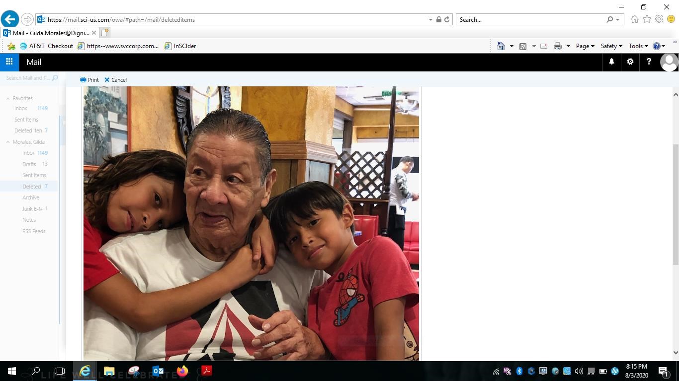 Obituary of Tomas Martinez