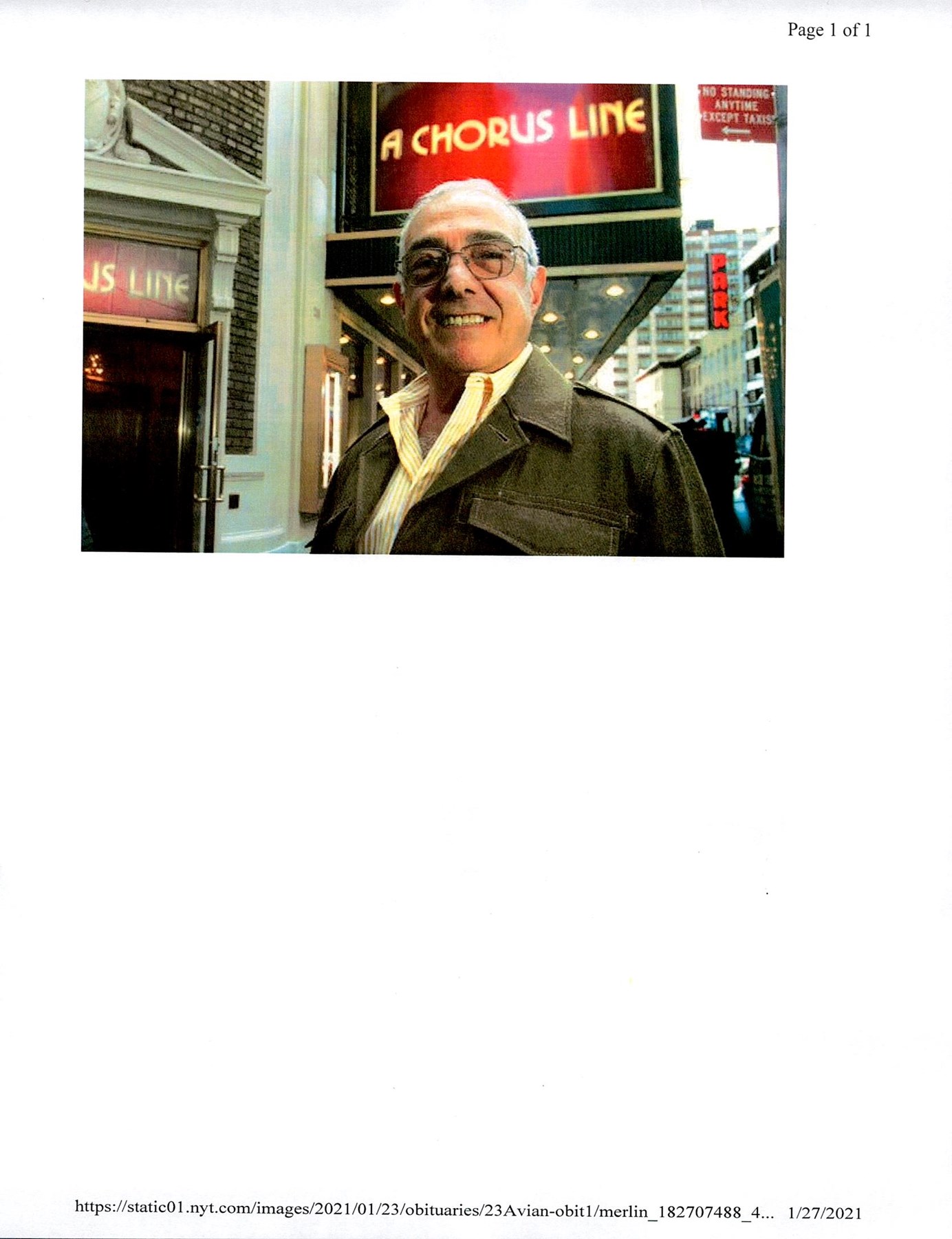 Obituary of Robert Avian