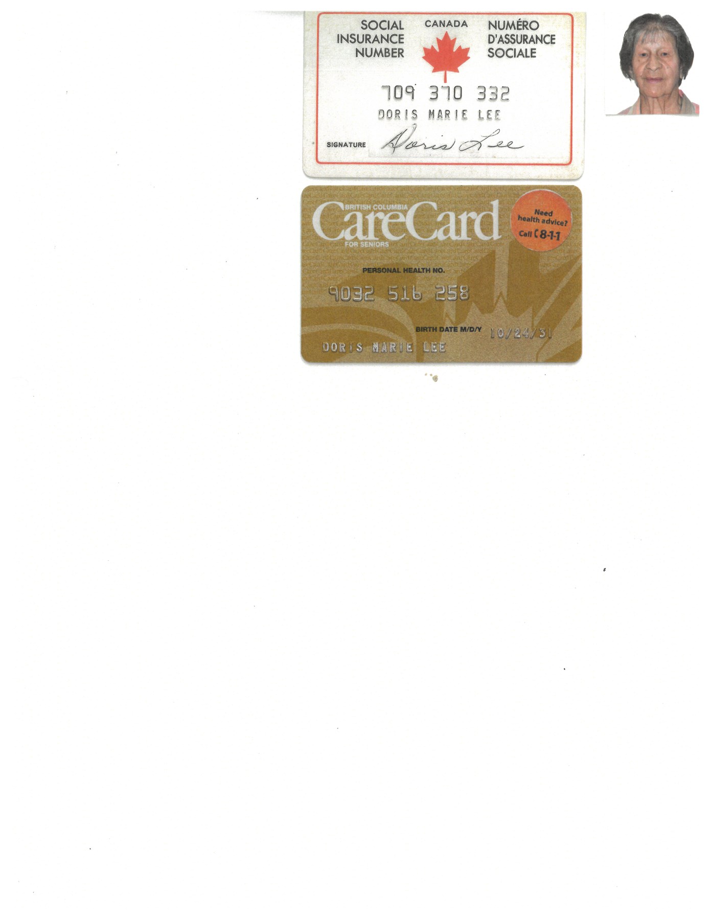 Obituario de Doris Marie Lee