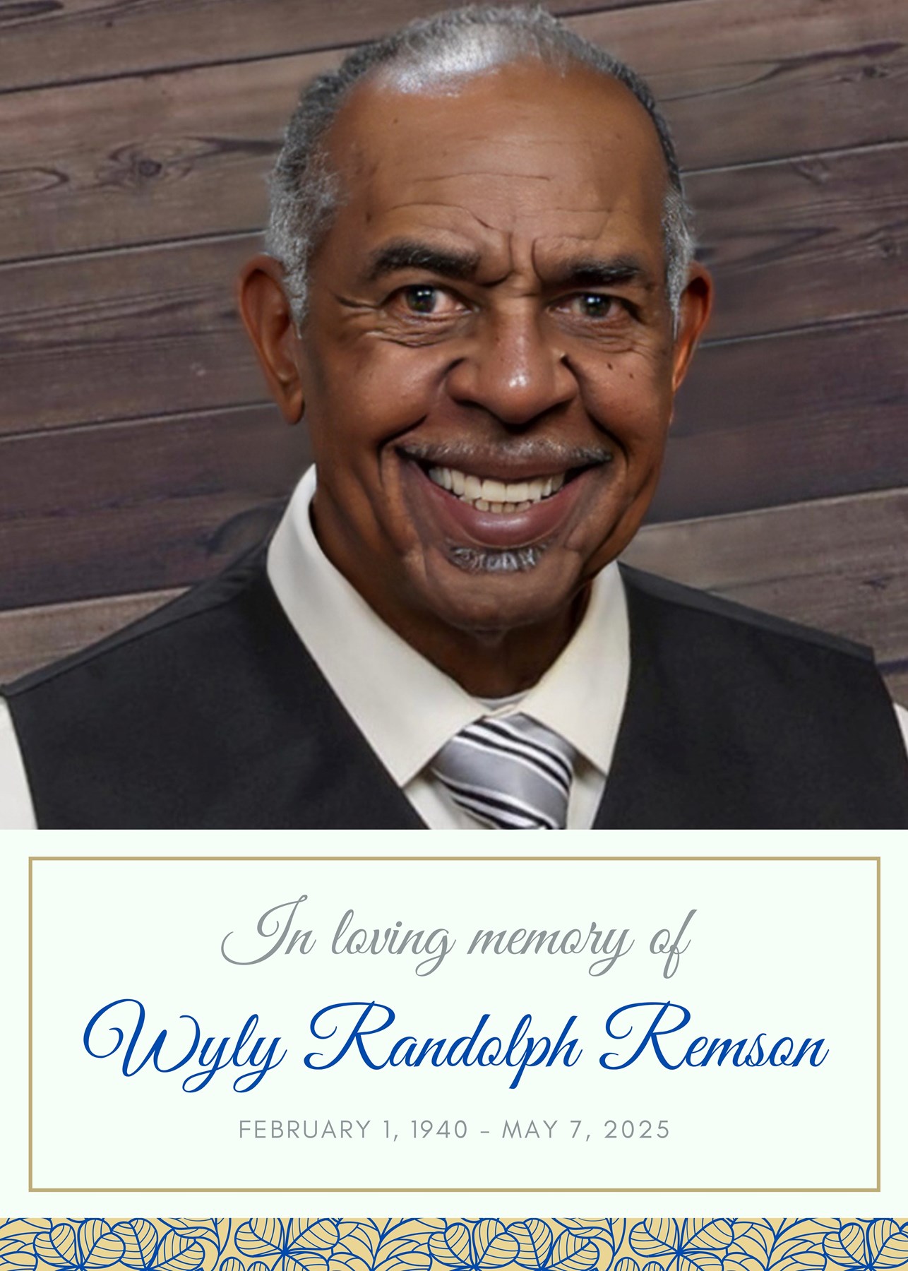 Obituary of Wyly Randolph Remson