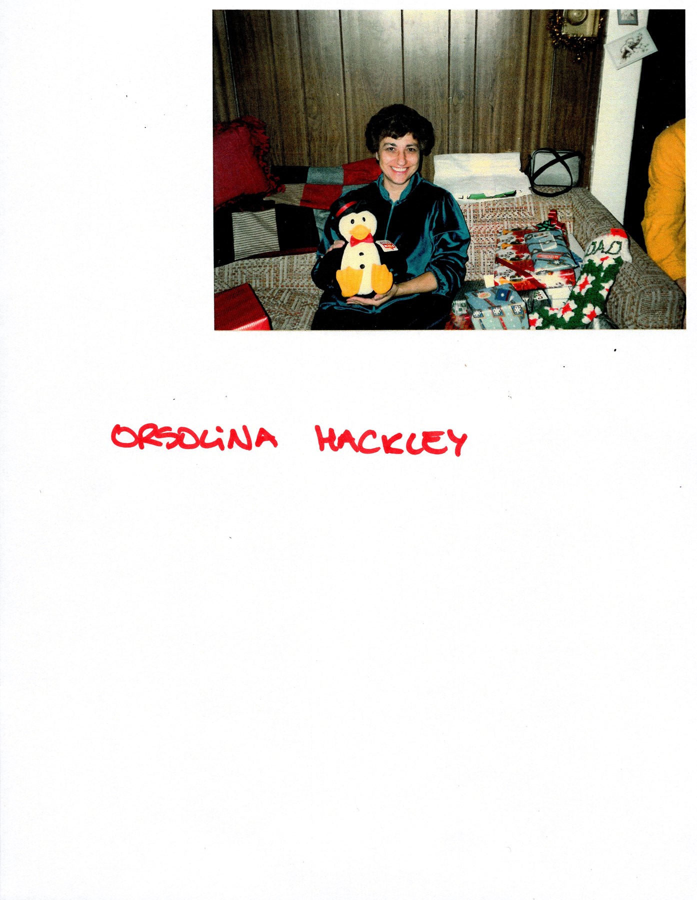 Obituary of Orsolina E. Hackley