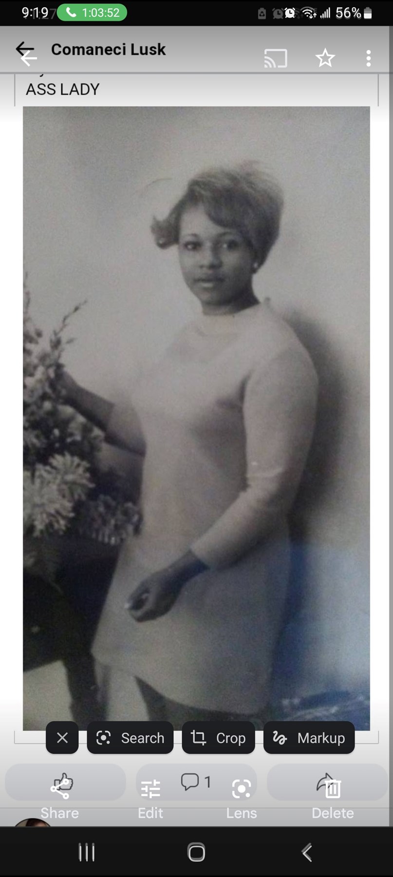 Obituary of Ms. Evelyn Lusk