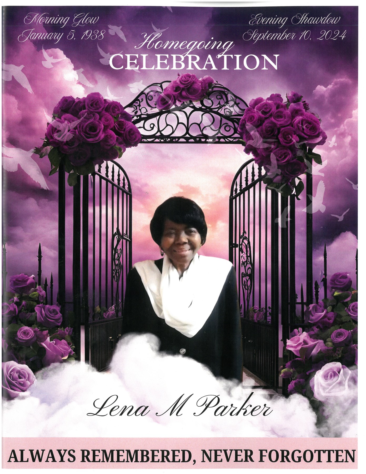 Obituary of Lena Mae Parker