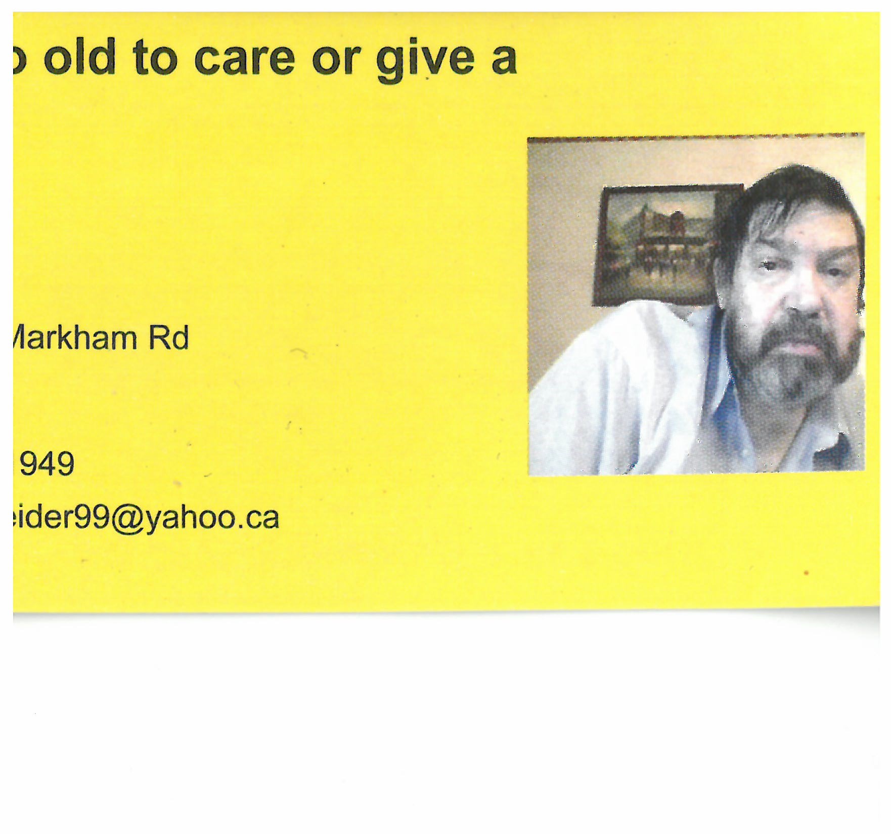 Obituary of Neil Schneider