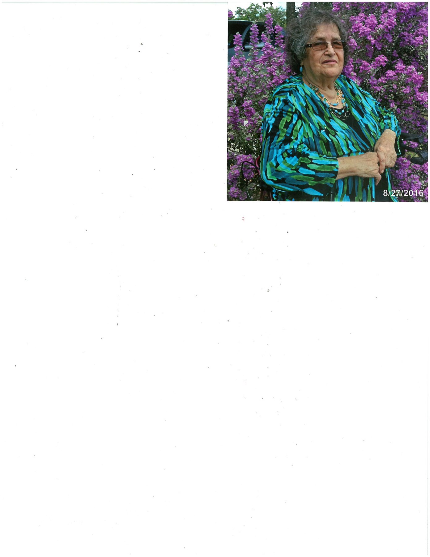 Obituario de Maria Leyva Villarreal