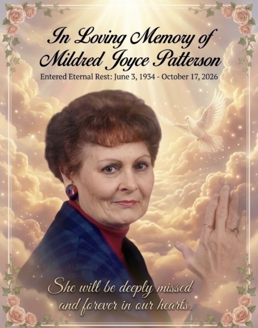 Obituary of Mildred Joyce Patterson