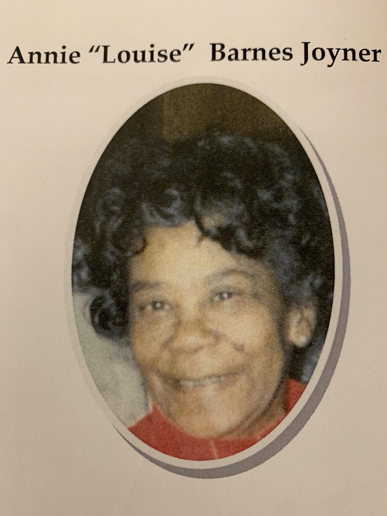 Annie Joyner Obituary Norfolk, VA