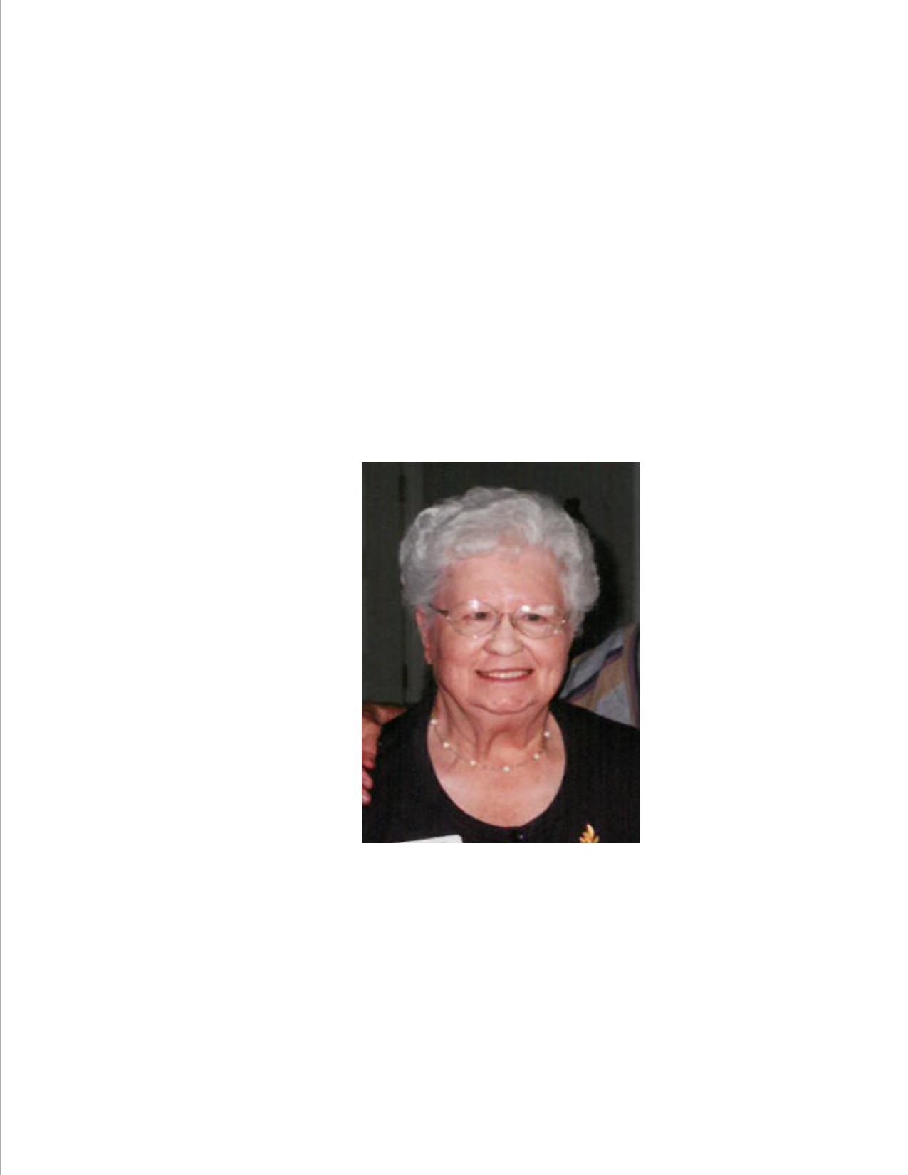 Obituary of Evelyn Clare Weyenberg