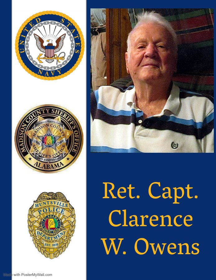 Obituary of Ret. Capt. Clarence Wilbur Owens