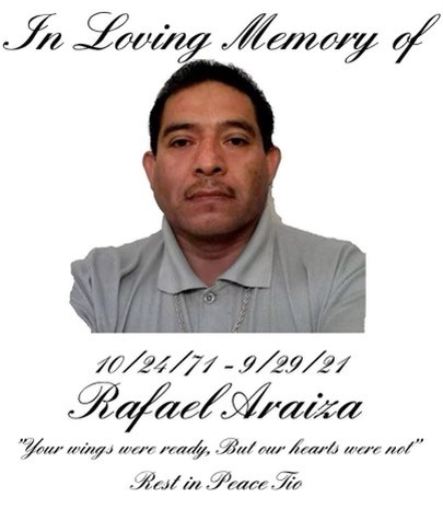 Obituary of Rafael Araiza Palma