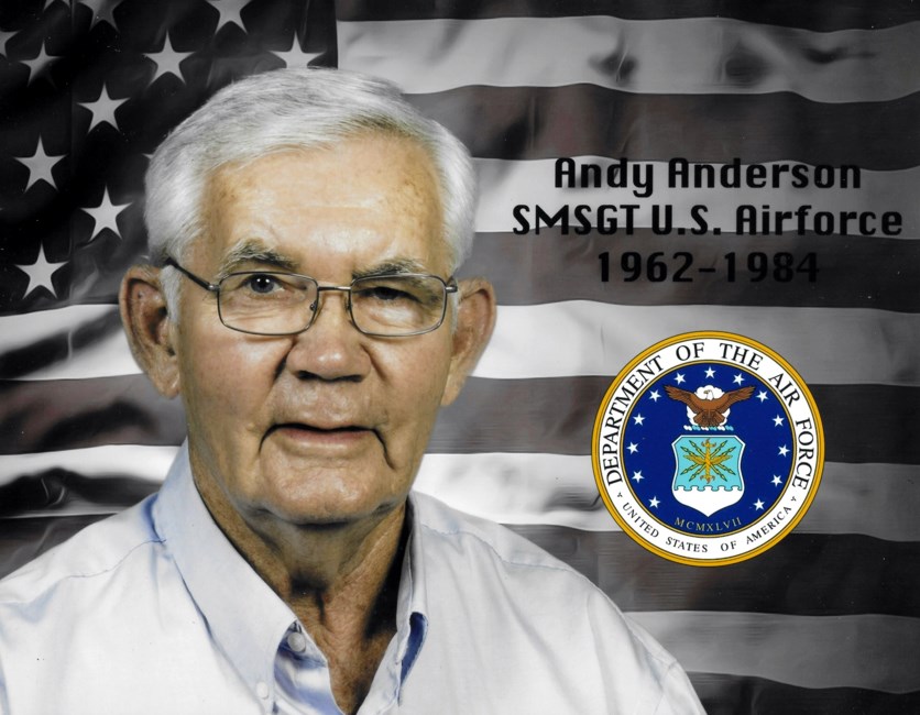 Avis de décès de SMSgt. Lorain Donald Anderson, USAF(Ret.)
