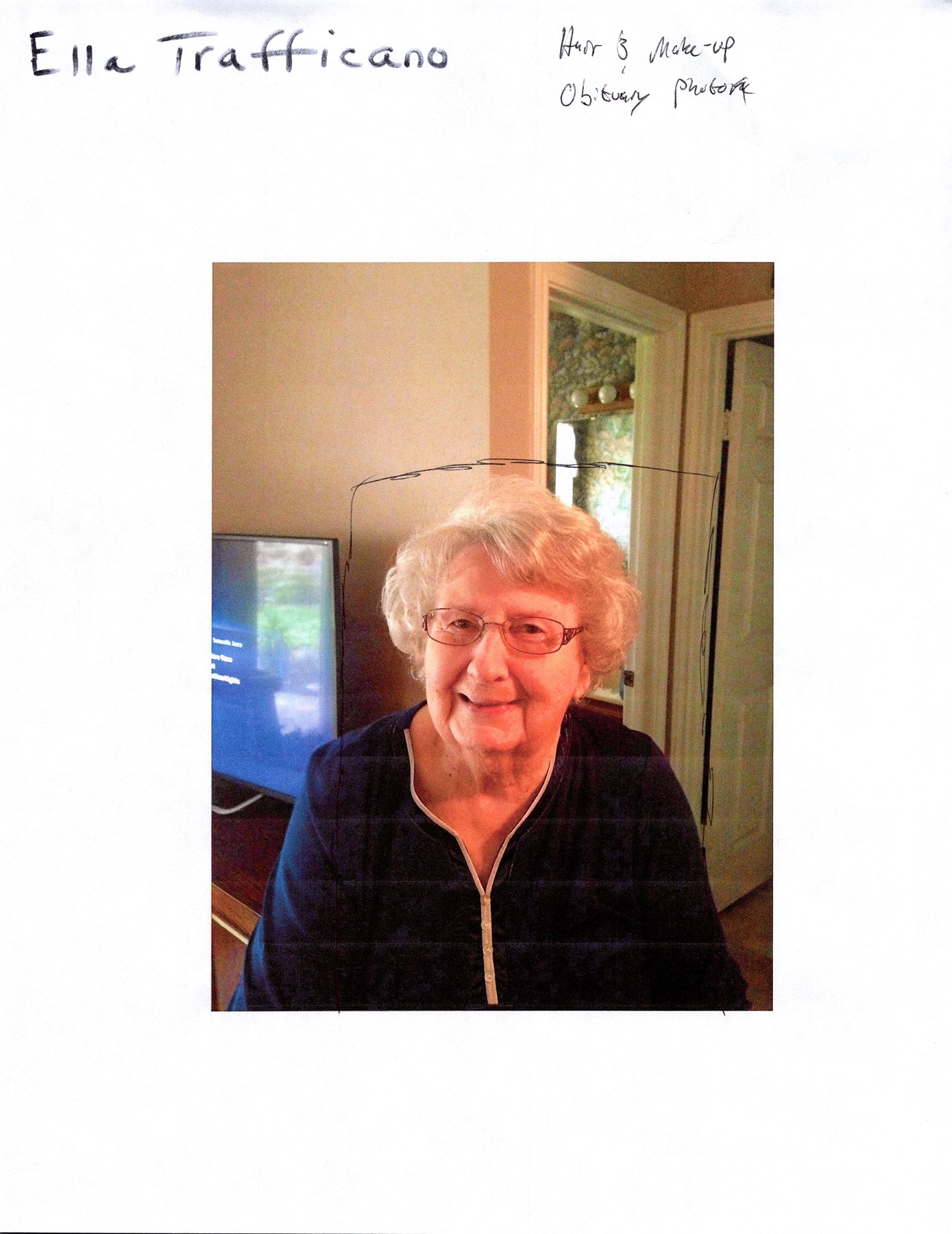 Obituary of Ella Gertrud Trafficano