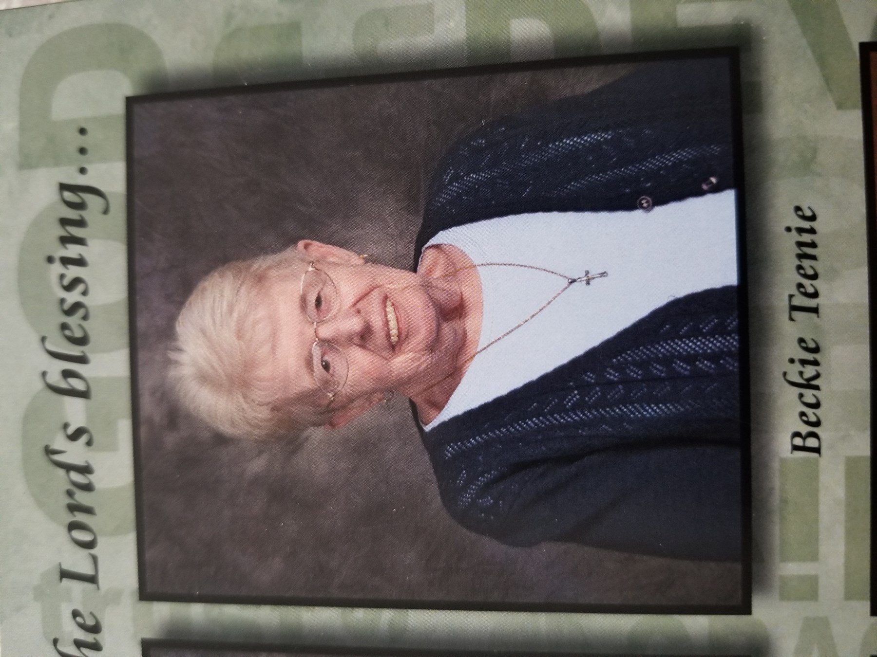 Obituary of Rebecca A. Teenie