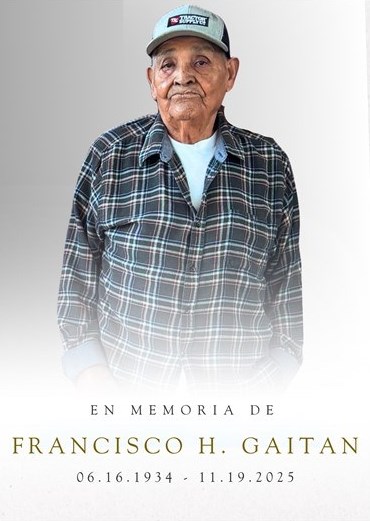 Obituary of Francisco H Gaitan